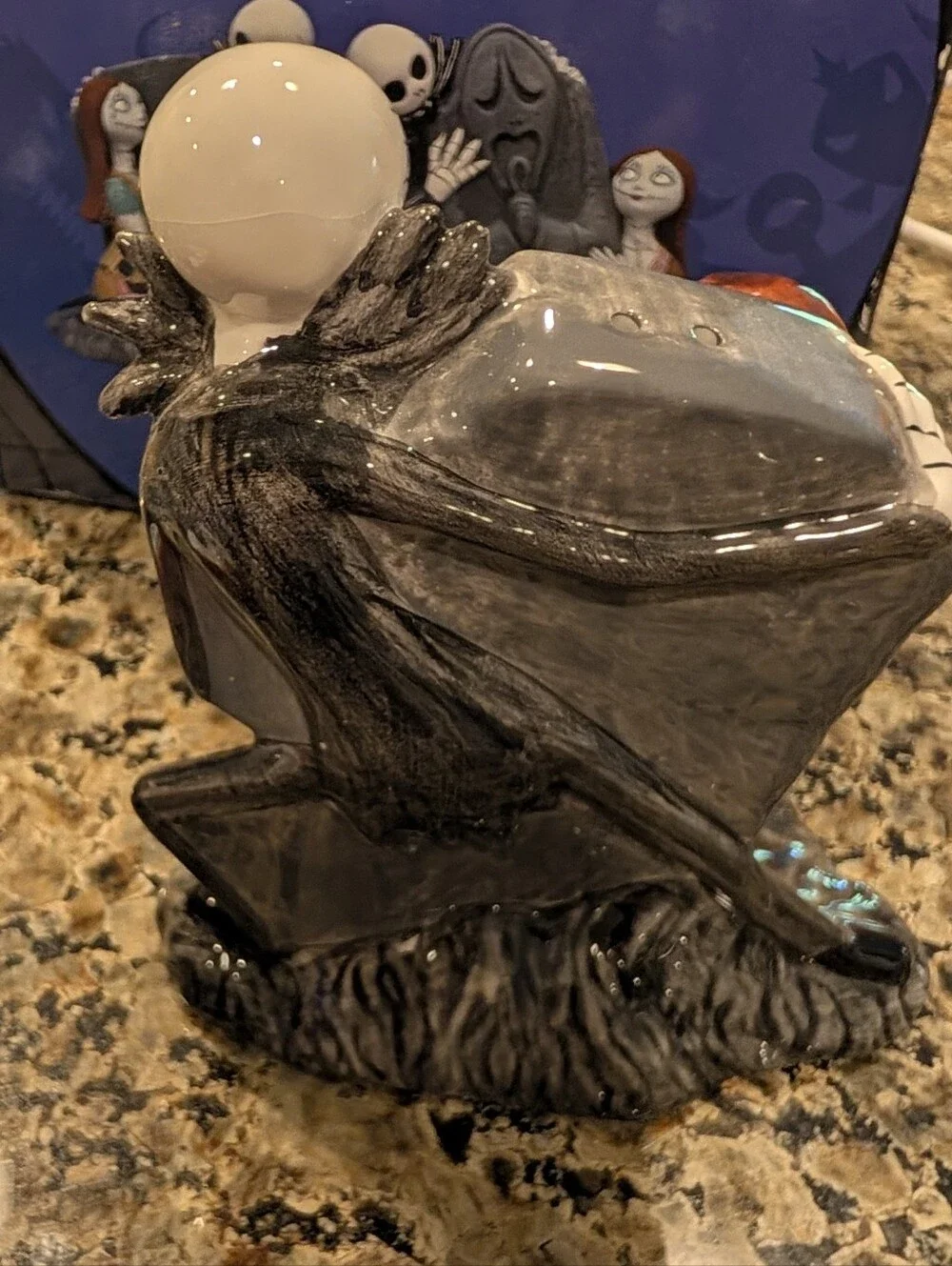 Jack and Sally Ceramic Salt & Pepper Shakers (